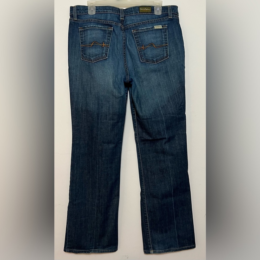 David Kahn Dark Blue Women's Straight Leg Jeans